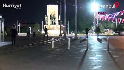 Kısıtlamasının sona ermesi ile vatandaşlar caddelere akın etti