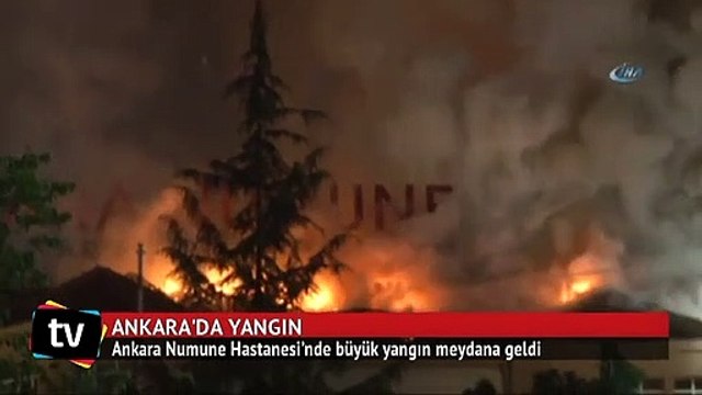 Ankara Numune Hastanesi'nde yangın