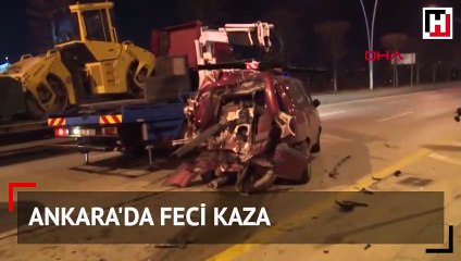 Patlayan lastiği değiştiren sürücü kamyon çarpması sonucu yaralandı