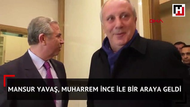 Mansur Yavaş, Muharrem İnce ile bir araya geldi