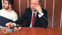 Cumhurbaşkanı Erdoğan, taksi durağını ziyaret etti