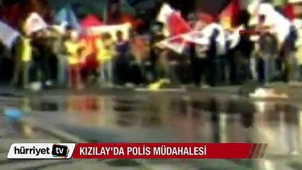 Ankara'da polis müdahalesi