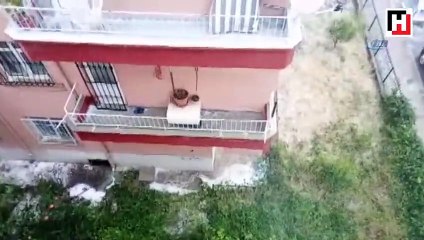 Şiddetli yağış Ankara'yı vurdu