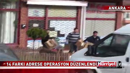 ANKARA'DAKİ ÇİFTE SALDIRIYLA İLGİLİ 14 ADRESE OPERASYON DÜZENLENDİ