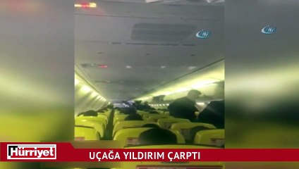 Ankara-Bingöl seferini yapan uçağa yıldırım çarptı