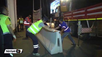 Ankara Bulvarı trafiğe kapatıldı