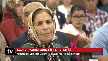 Gazi ve yakınlar Ankara'da iftar yemeğinde buluştu