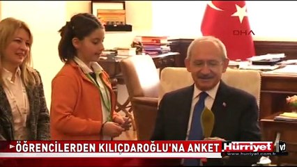 ÖĞRENCİLERDEN KILIÇDAROĞLU'NA ANKET