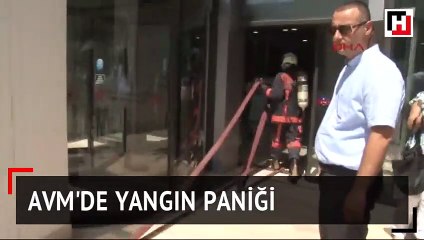 Ankara'da AVM'de yangın paniği