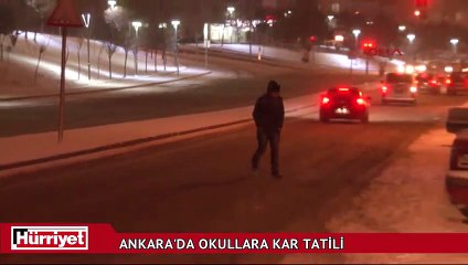 Ankara'da okullara kar tatili