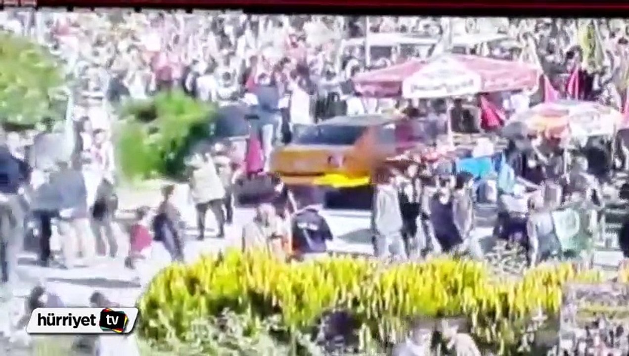 Ankara'daki patlama güvenlik kamerasında
