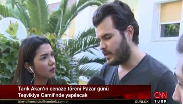 Tarık Akan'ın oğlu cenaze törenini anlattı