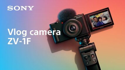 La cámara vlog ZV-1F de Sony