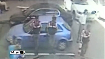 Firari mahkumun kaçma anı kamerada