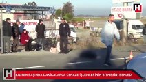 Kızının başında dakikalarca cenaze işlemlerinin bitmesini bekledi