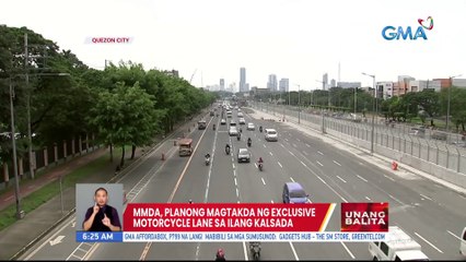 MMDA, planong magtakda ng exclusive motorcycle lane sa ilang kalsada | UB