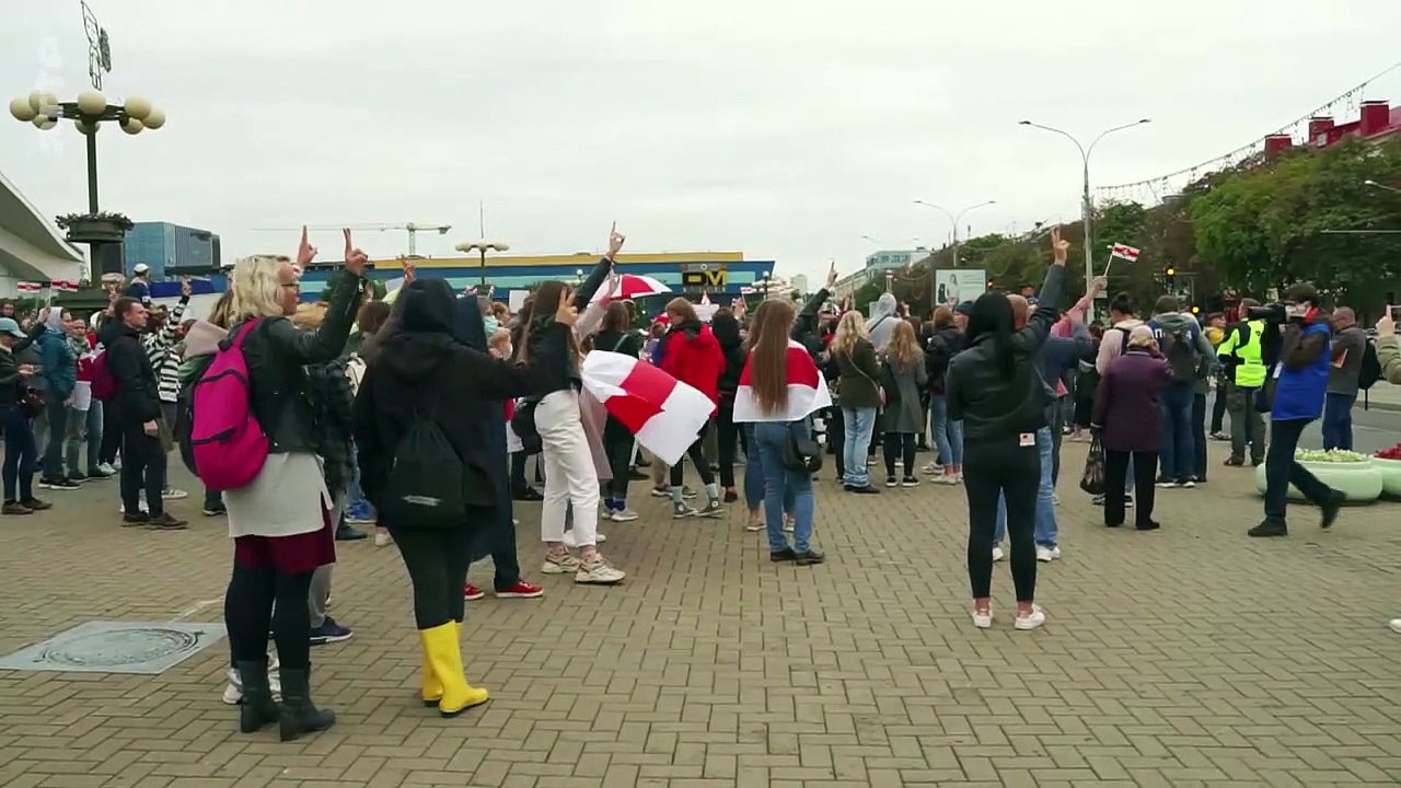 Bielorrusia, crónica de una revolución - El secuestro de Mary Kalesnikava (ARTE, 2020)