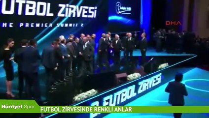 Cumhurbaşkanı Erdoğan ve kulüp başkanlarından renkli görüntüler