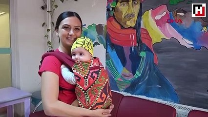 Kucağında bebeğiyle zeybek oynayan anne, o anları anlattı