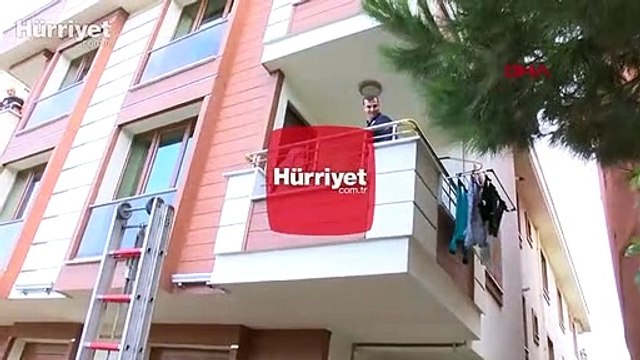 2 yaşındaki oğlu annesini balkona kilitledi