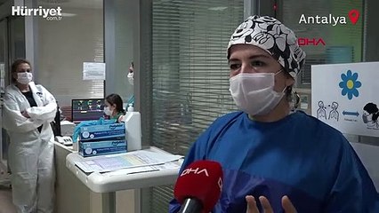 Antalya'da Covid-19 yoğun bakım hemşiresinden duygulandıran sözler