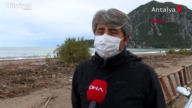 Antalya'da dev dalgalar balık üretim çiftliğini vurdu