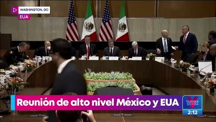 Hoy se llevó a cabo la Reunión de Alto Nivel entre México y EU