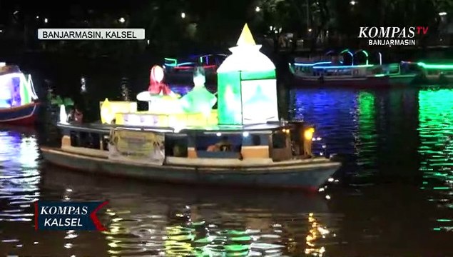 Pawai Perahu Lampion Hingga Atraksi Sungai, Seperti Ini Meriah Malam Taaruf MTQN XXIX di Kalsel