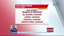 Walang pasok (Oct. 14, 2022) | UB