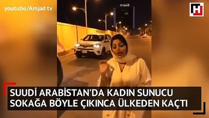 Arap sunucu sokağa böyle çıkınca ülkeden kaçtı