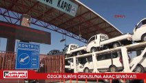 Özgür Suriye Ordusu'na araç sevkiyatı