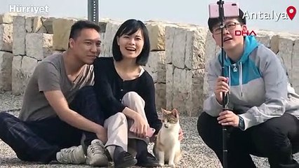 Antalya'da turistler, ocak ayında yazdan kalma günlerin tadını çıkardı