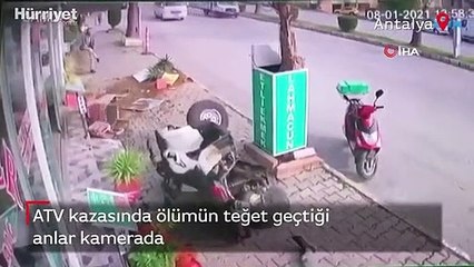 ATV kazasında ölüm böyle teğet geçti