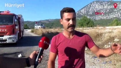 Direksiyonda uyudu, 20 metreden uçtu