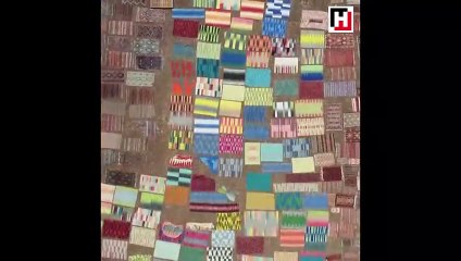 Turkish carpets color up landscape in southern town
