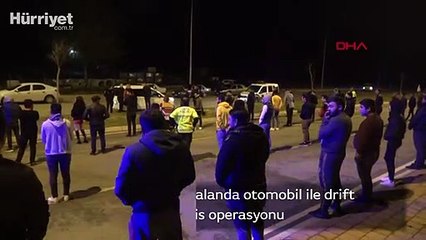 Drift partisine polis baskını