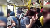 Halk otobüsünde taciz iddiası