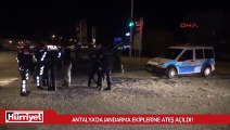 Antalya’da jandarma ekiplerine ateş açıldı!