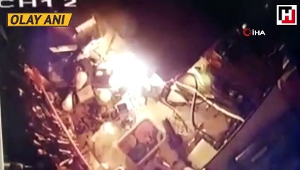 Matkap bomba gibi patladı, ortalık savaş alanına döndü