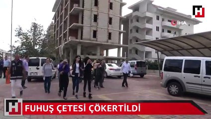 Aralarında küçük yaşta 2 kızın bulunduğu 6 kişilik fuhuş çetesi çökertildi
