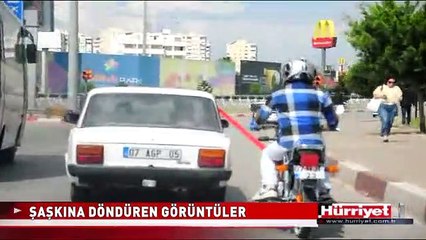 ANTALAYA'DA ÖLÜMÜNE YOLCULUK KAMERADA