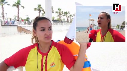 Sahillerin cankurtaran 'deniz kızı'