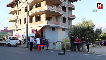 İnşaatta çalışan işçiler 4. kattan düştü