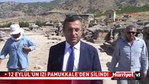 KENAN EVREN'İN ANTİK KENTİN ÜZERİNE YAPTIRDIĞI ASFALT YOL KALDIRILDI