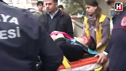Çatıda mangal keyfi hastanede bitti