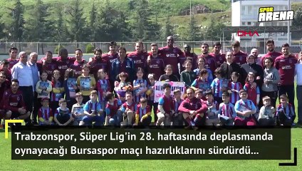 Trabzonspor'da Bursaspor maçı hazırlıkları sürüyor