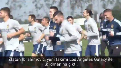 Zlatan ilk antrenmanına çıktı!