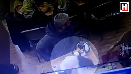 Başındaki kasketi çıkarttı, polis düğmeye bastı