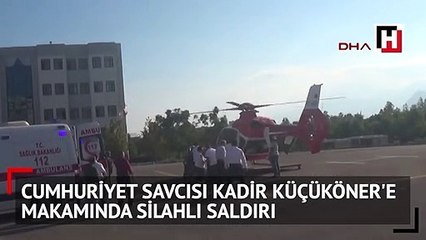 Cumhuriyet Savcısı Kadir Küçüköner'e makamında silahlı saldırı