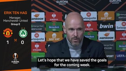 Ten Hag rues United's poor finishing in last-minute Omonia victory